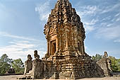 Bakong temple - the central sanctuary on the top of the pyramid.